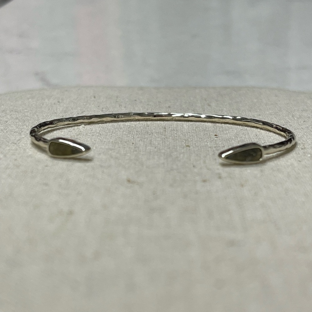Delicate hammered cuff